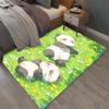 Warm and Healing Cartoon Panda Print Carpet for Home Living Room Bedroom Sofa Doormat Decor Large Area Rug Non-slip Floor Mat