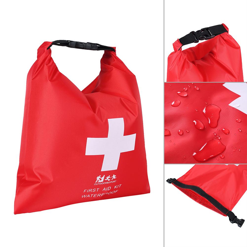 1.2L Emergency Kits Storage Bag Elastic Rafting Medical Bags Portable Emergency Supplies Pouches for Climbing Trekking