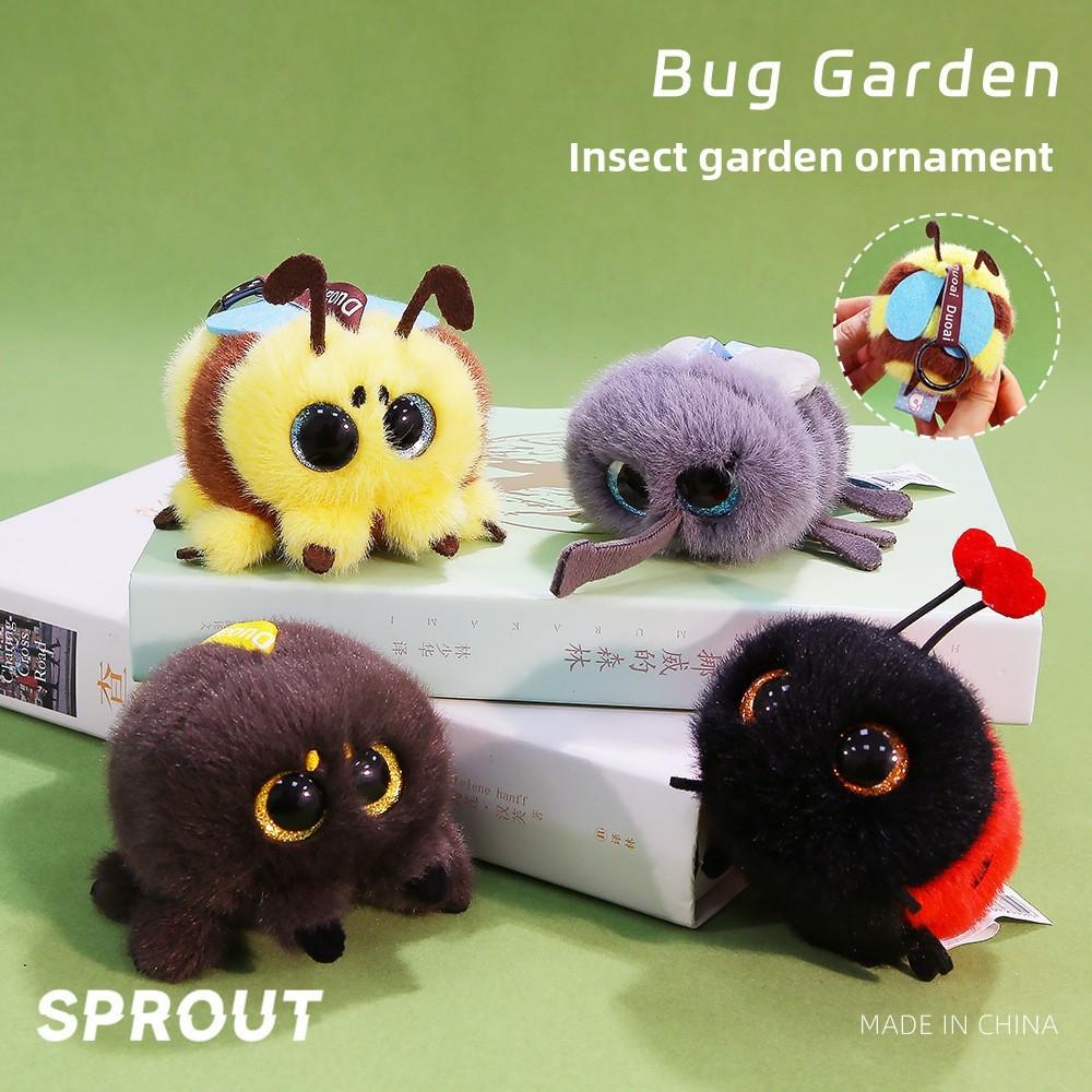 Plush Toy Pendant For Girls With Soft Cotton Fill Cute Bug Design For Backpack Decor