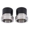 2 Pcs Trailer Bearing Protectors 2.441in Dia Auto Check Stainless Steel Aluminum Alloy for Boat Trailers