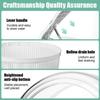 New Household Salad Dryer Salad Spinner Multifunctional Easy Press Vegetable Dehydrator Drainer Large Capacity Absorbent Basket