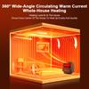 Electric Fireplace Heaters 1000W Portable Mini Heating Fans Warm Heater Desktop Flame Air Warmer Home Stove Heater for Winter
