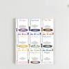 Fashion Trendy Classic Ball Shape Bead Bracelet Crystal Healing Jewelry Set with Energy Stone and Instruction Card Gift Set