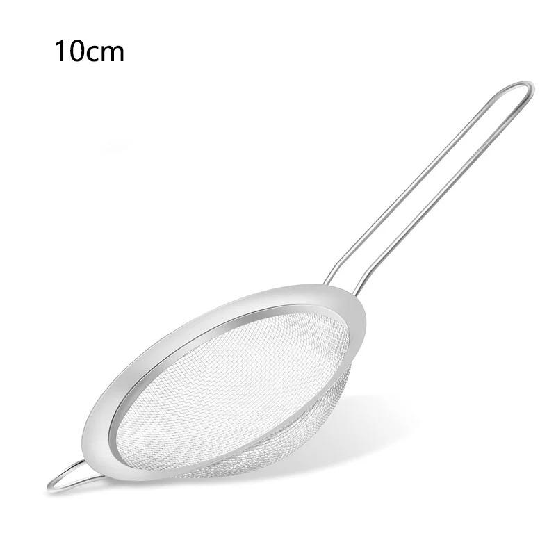 Tea Tool Stainless Steel Mesh Infusers 8 10 12 14 16 18cm For Mate Kitchen Flour Strainer Filter With Handle Colander Sieve