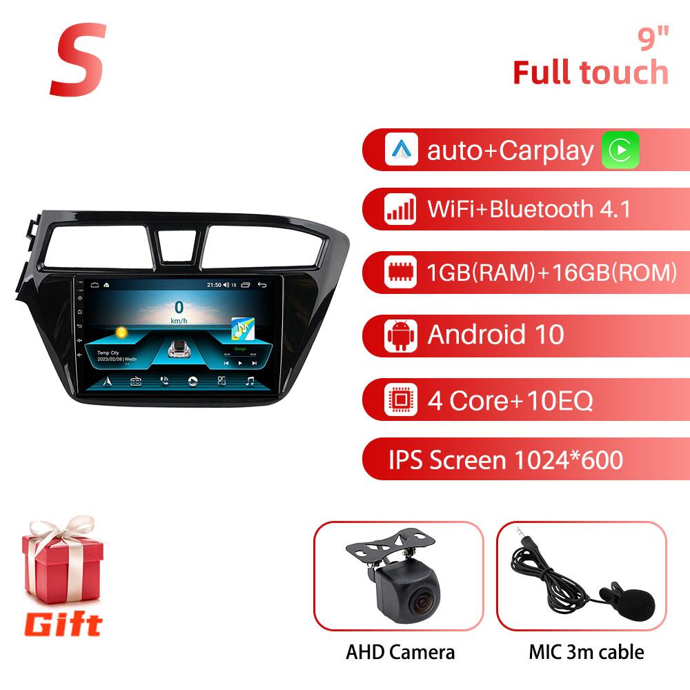 2 Din Android Car Radio Stereo for Hyundai I20 2014 - 2017 Left Hand Multimedia Player WIFI Navigation Autoradio GPS Head Unit