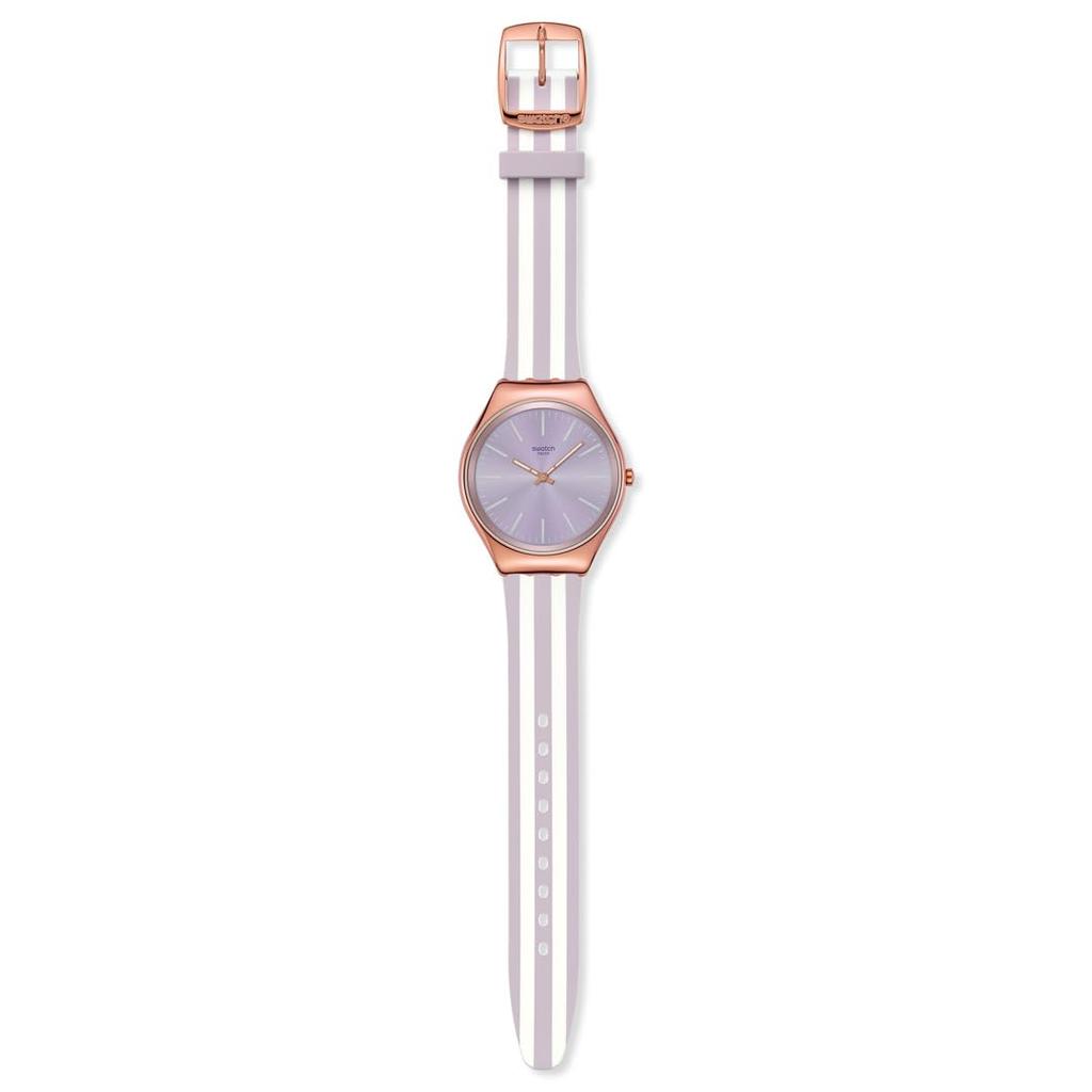 SKIN IRONY SIMPLY BEACHY Watch SYXG130 Unisex Adult Purple [Swatch]