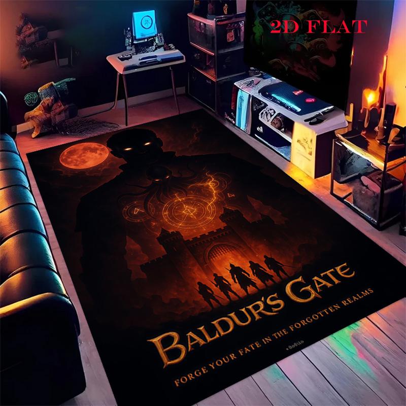 Baldur's Gate Carpet Rug for Living Room Bedroom Home Sofa Decoration,Kids play Nonslip Floor Mat