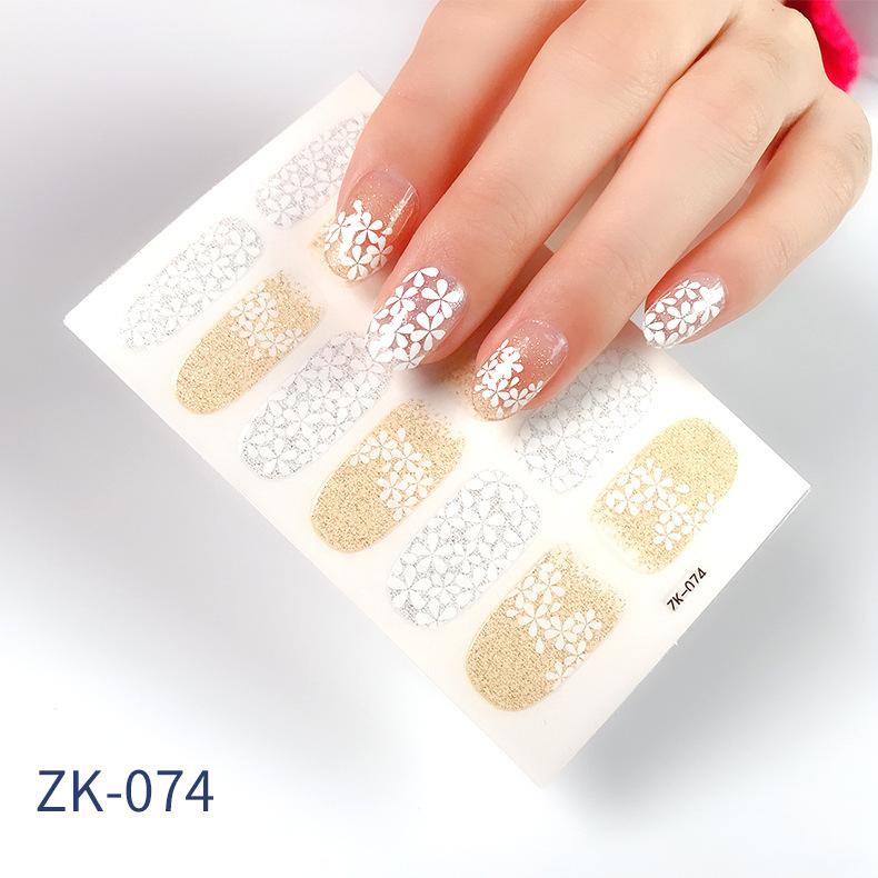 

Красота наклейки Новые наклейки для дизайна ногтей 12 пальцев Наклейки для ногтей в том же стиле Готовые наклейки для дизайна ногтей Листы для ногтей