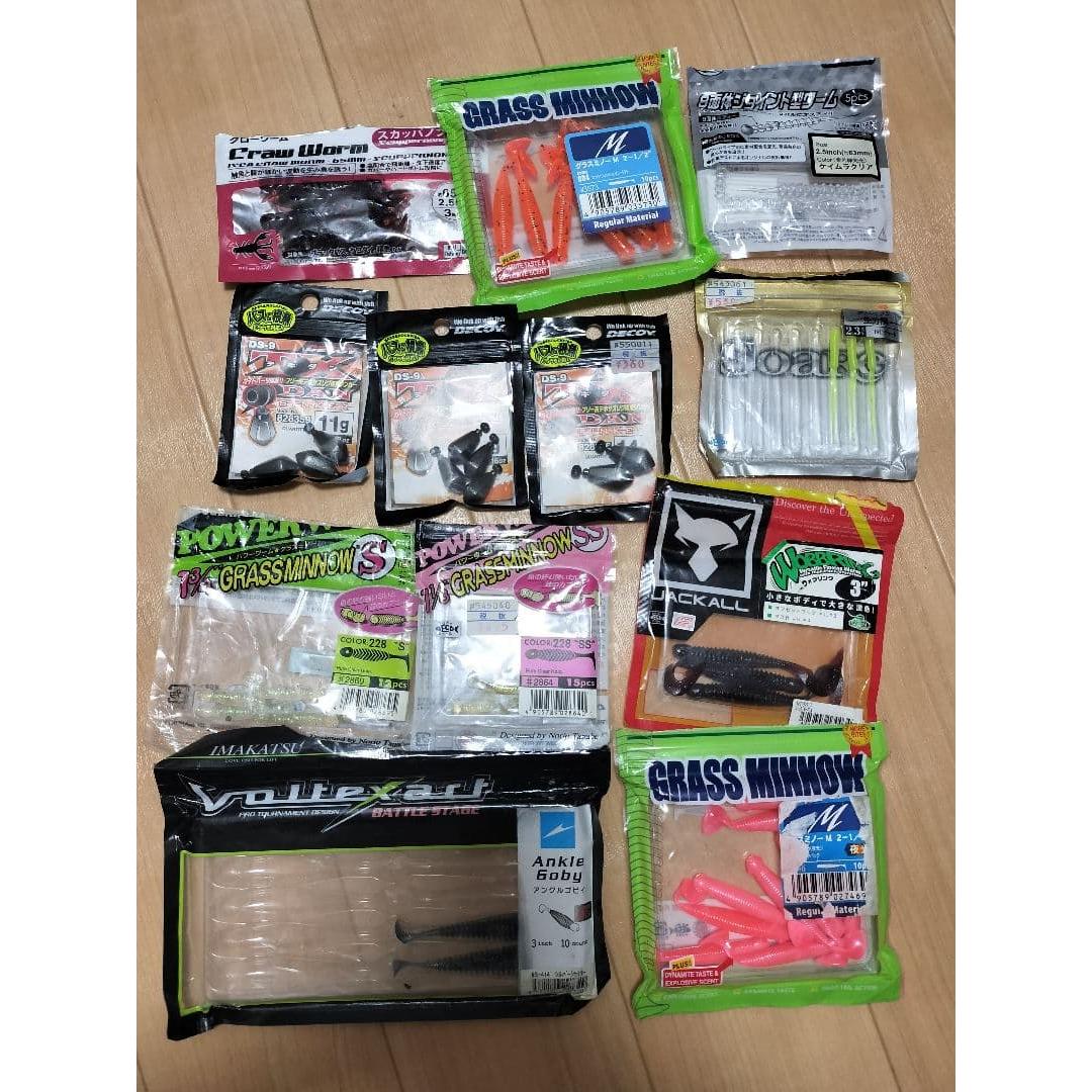 Used soft lure worm bulk sale