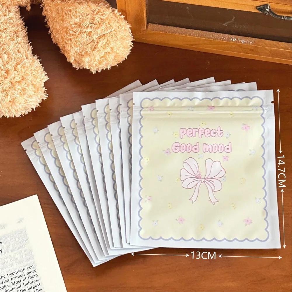 10Pcs New Cute Cartoon Zip-lock Bag Puppy Self Sealing Packaging Bags Aluminum Foil Plastic Self Sealing Pockets Snack
