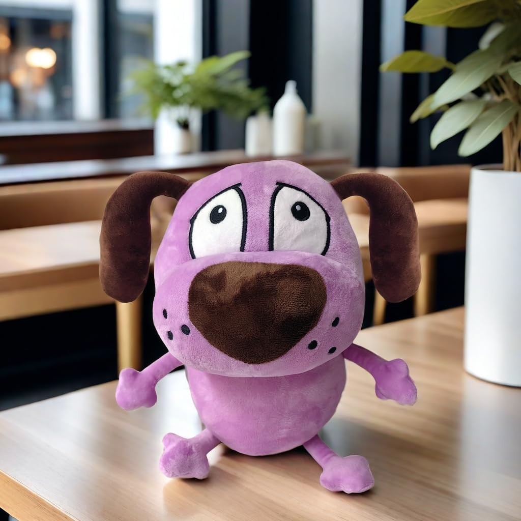 New 12 inch Purple Dog Plush Cute Dog Stuffed Animal,Plush Toy for Boys and Girls, Children's Gift, Home Decoration (Dog)