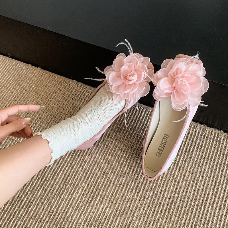 Fashion Hot Selling Women Flats Shoes Casual Women's Sandals Fashion Loafers Shoes Elegant 2025 Summer Sneakers New Comfort Woman Shoes