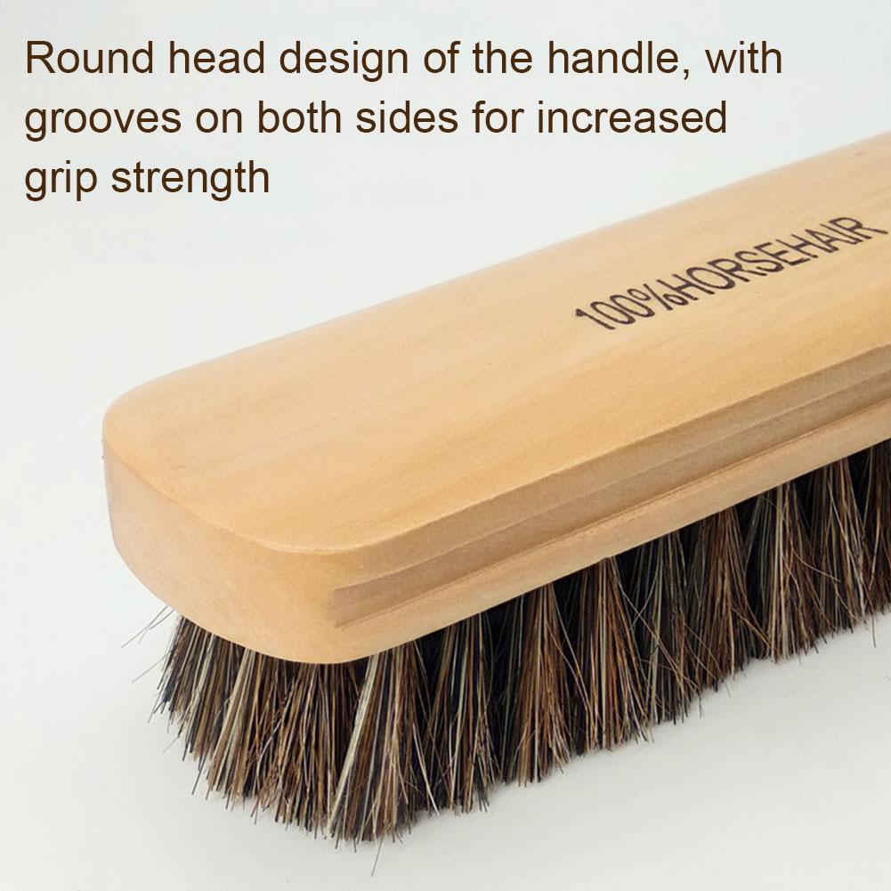 Premium Horsehair Wooden Handle Car Wash Brush for Detailing Polishing Buffing and Cleaning Dashboard Roof Dropshipping