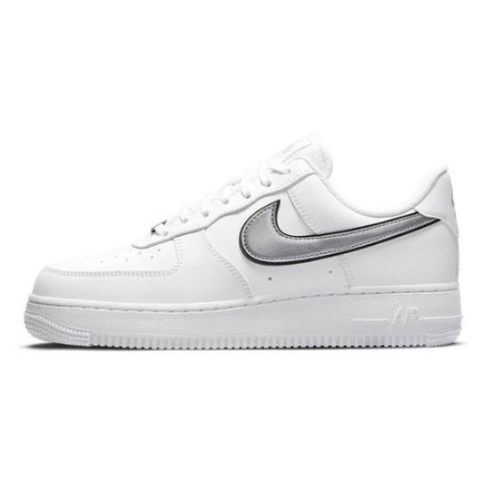 Nike Air Force 1 '07 Essential White Metallic Silver - DD1523-100