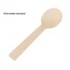 10.5cm Disposable Wooden Dessert Spoons - 100 Pack
