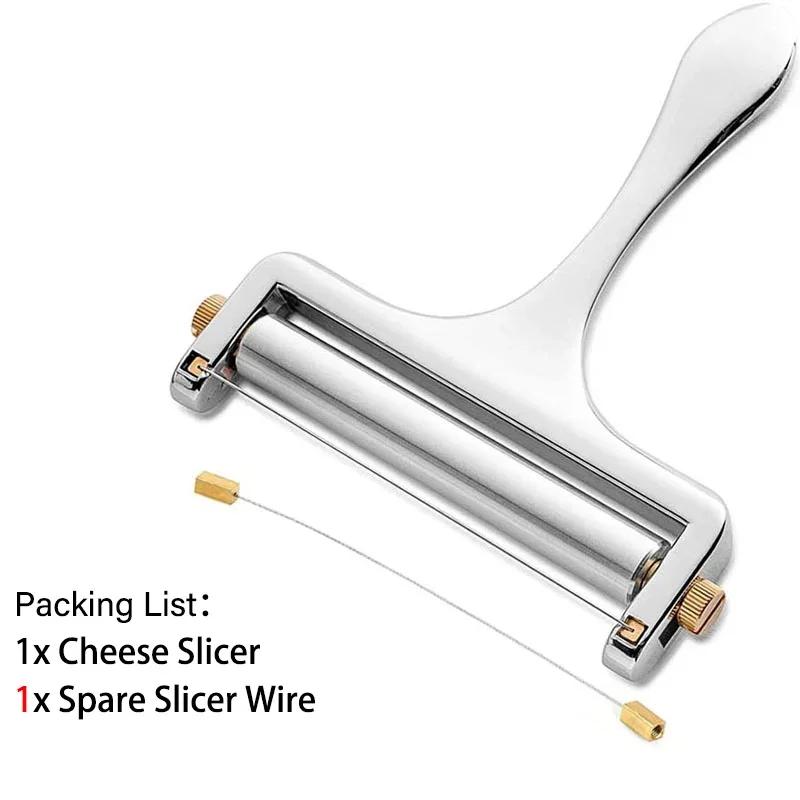 

Сырорезки с регулируемой толщиной, тяжелые сырорезки с проволокой для мягкого полутвердого сыра, масла, 1-4 режущие проволоки в комплекте