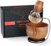Shaping Brush Beard and Stainless Steel Razor Stand Perfect Gift for or Boyfriend Set, Brush, - Father's Day, Husband,
