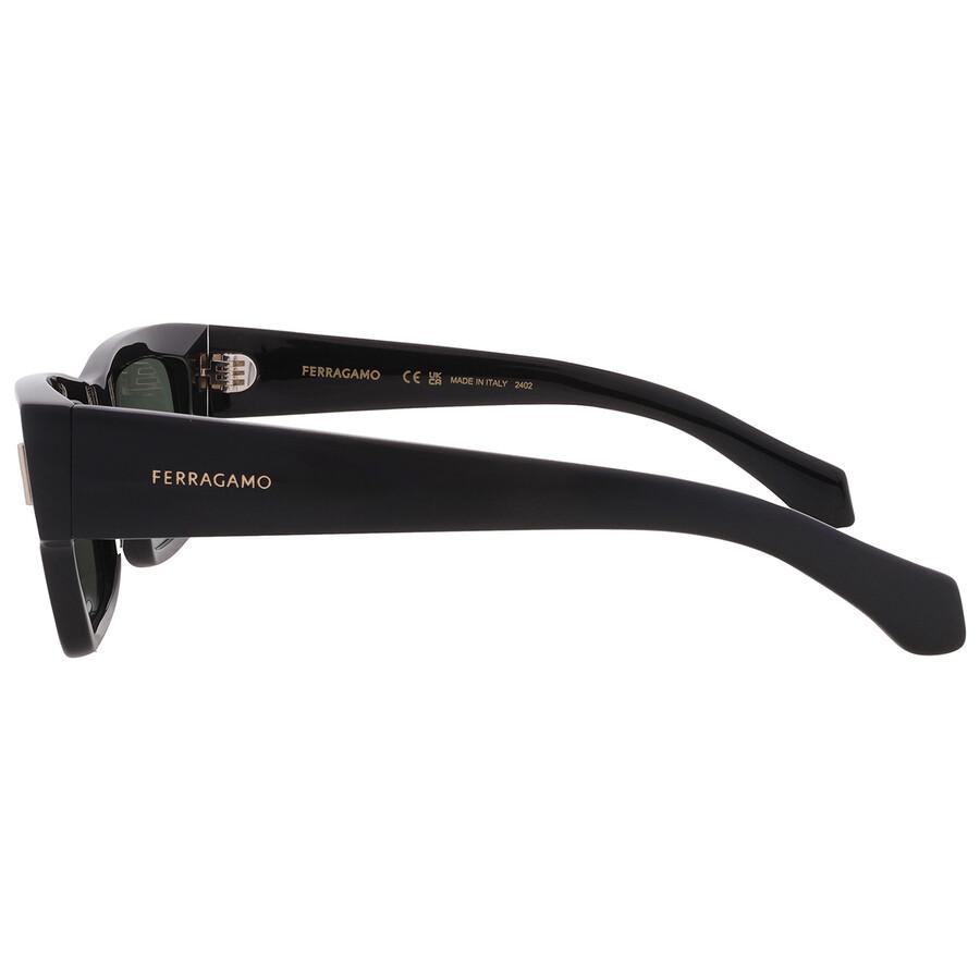 Ferragamo Green Rectangular Men S SunglaSSeS Sf2011S 001 53