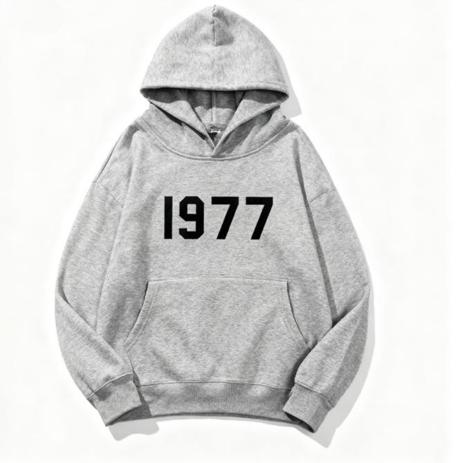 1977 Autumn and Winter Men's and Women's Warm Fashion Hoodies Hip Hop Street Brands Hot Selling Men's and Women's Sports Hoodies
