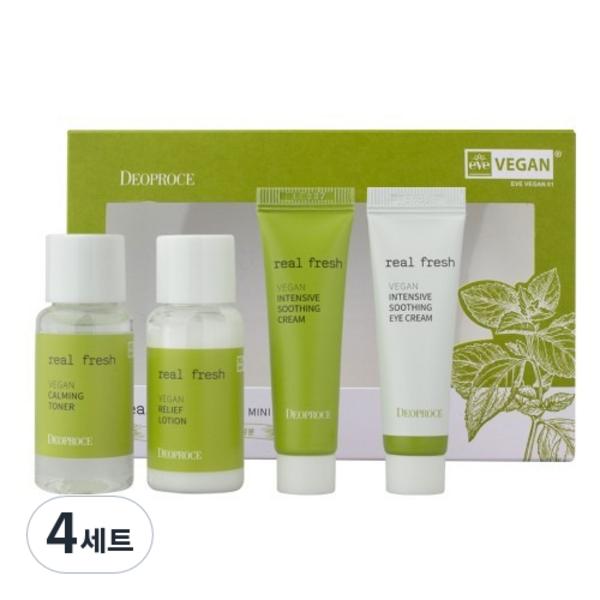 

Dioprus Real Fresh Mini Kit, 4 sets, Korean popular cosmetics set