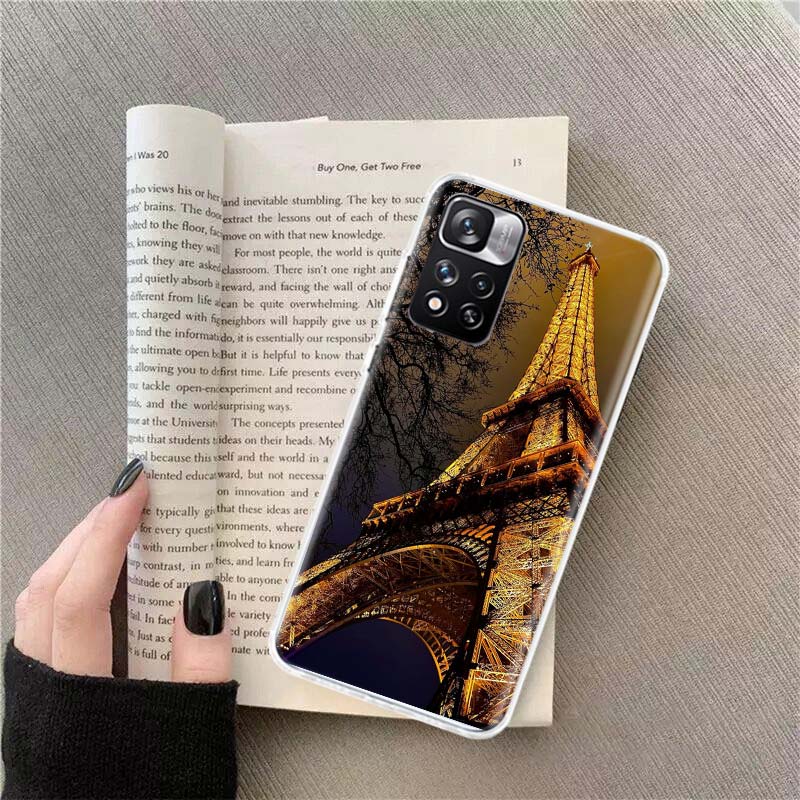 Eiffel Tower Art Phone Case For Xiaomi Poco F7 14 Ultra Mi 9T 12T 11T 13 15 Pro 12 11i 12X 10T 11 10 9 8 Lite 5G A3 CC9E Cover C