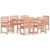 7 Piece Garden Dining Set Solid Douglas Fir Wood