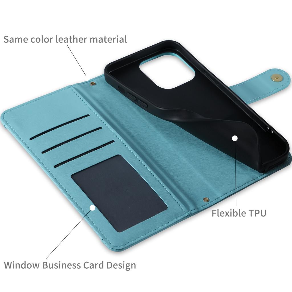 Crossbody Cards Solt Wallet Leather Flip Case For iPhone 16 15 Pro Max 14 Plus 13 12 Book Stand Lanyard Strap Bag Purse Cover