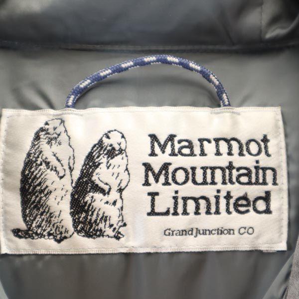 MARMOT Outdoors Down jacket S Gray Food Logo Women Used