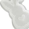 Silicone Molds For Candles Bunny Cement Ornaments Craft Hollow Heart Resin Casting Mold For Table Centerpiece Dinner Wedding