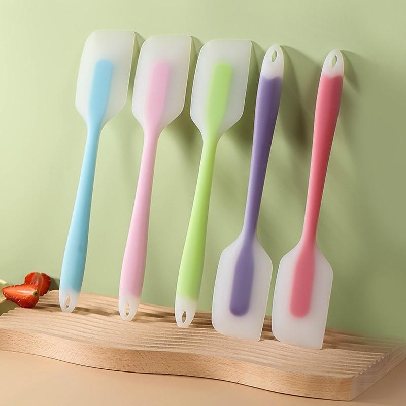 

Силиконовый скребок для торта, полупрозрачный антипригарный шпатель для крема для торта, кухонный скребок для выпечки, форма-кисть, инструмент, аксессуары для выпечки