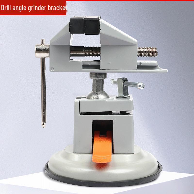 360° Aluminum Alloy Rotating Vise & Stand for Electric Drill/Grinder - Multi-functional Drilling & Cutting Tool