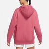 Nike Sports Casual Pullover Fleece Hoodie Women Tops Rose-Red DJ7669-622