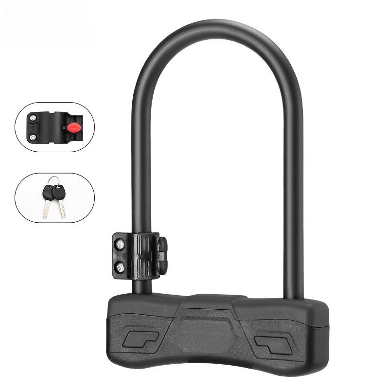Bicycle U Lock With Alloy Steel Body For Antitheft Security And Electric Scooter Protection