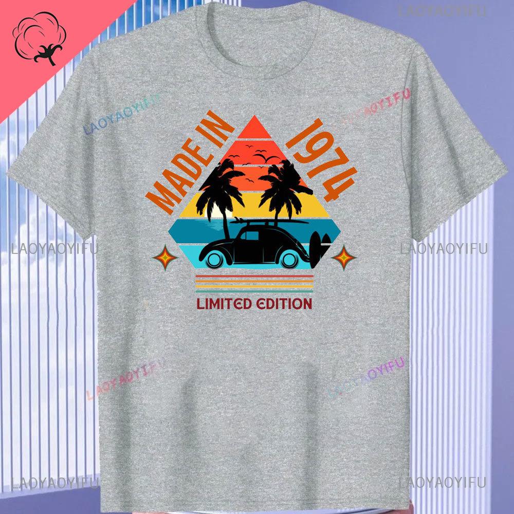 Born in Vintage 1974 Limited Edition Cassette T Shirt  51th Birthday Gifts  Years Old Vintage 1974 High Quality TShirt Tops