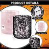 2 Pcs 14 Oz Halloween  Glass Cups Juice Glass Old Fashioned Hand Blown Drinking Cups Cute Spooky Drinkware Gift Set For Halloween Party Dec
