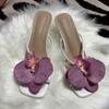 Sommer Büro Damen Pumps Schmetterling Damenschuhe Übergröße Rutschfeste Sandalen Abschlussball Damen Hausschuhe Sexy Zapatos De Mujer