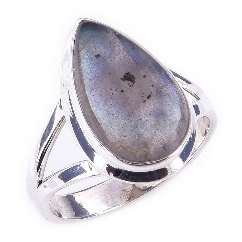Natural Labradorite Gemstone Handmade 925 Solid Sterling Silver Ring Size 7 a7g39