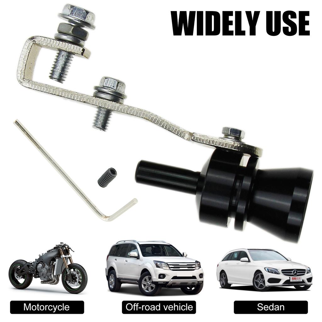 Car Exhaust Pipe Sounder  Simulador De Escape Whistler Falso Turbo Apito Tubo Som Silenciador Uitlaat Sierstuk