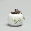 Ceramic Tea Caddy Canister Mini Portable Travel Sealed Can Kitchen Food Storage Tanks Porcelain Candy Jars