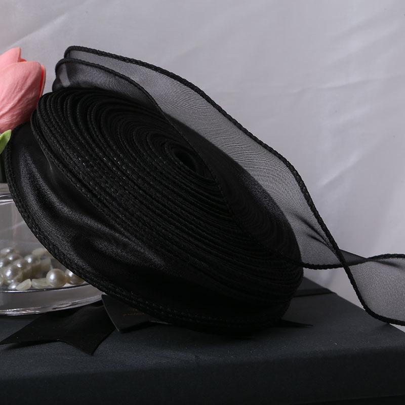 Curled Fish Tail Yarn Ribbon - 50 Yards Wavy Edge for Cake & Flower Decoration