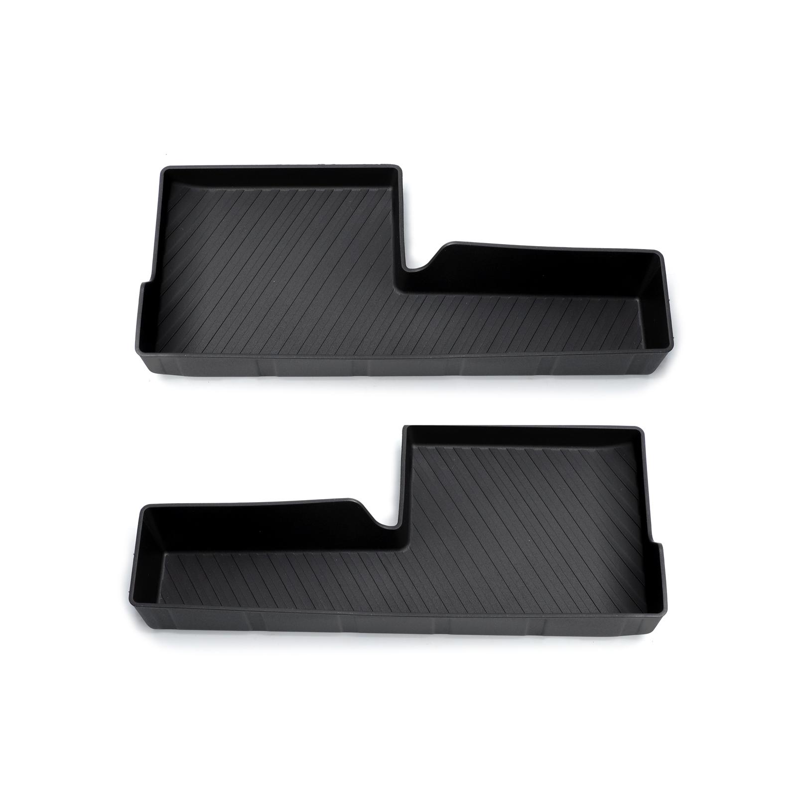 

SMABEE для Toyota Alphard Verfire 40 Series 2024 2024 Ящик для хранения под сиденьем TPE, нижний лоток, органайзер для второго ряда сидений, аксессуары