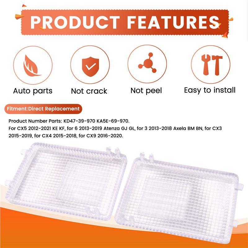 Car Interior Reading Light Cover Dome Light Shell KD47-39-970 KA5E-69-970 For Mazda 3 6 CX3 CX4 CX5