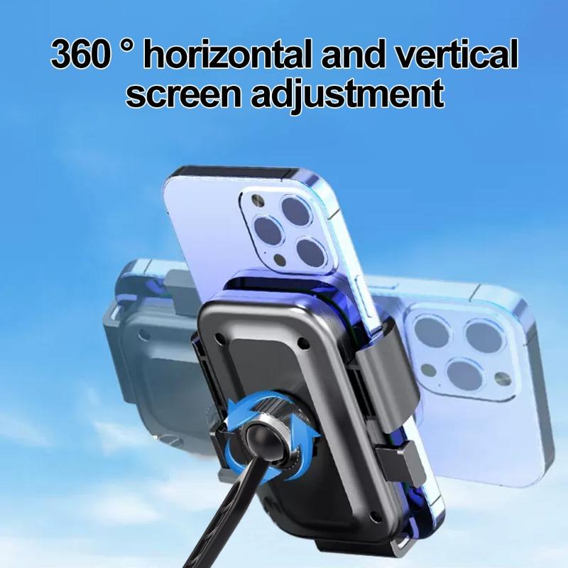 Suport Telefon Navigație Ciclism Motocicletă Bicicletă Electrică Suport Ghidon Suport Oglindă Retrovizoare Antishoc Suport Telefon pentru Călătorie