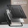 For iPad Pro 13 (2024) Case PC+TPE Tablet Cover with Hidden Zinc Alloy Kickstand