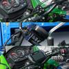 14mm Bar Motorcycle GPS Navigator Bracket Phone Holder AMPS Mount Brackets for Kawasaki KLR 650 KLR650 2022 2023