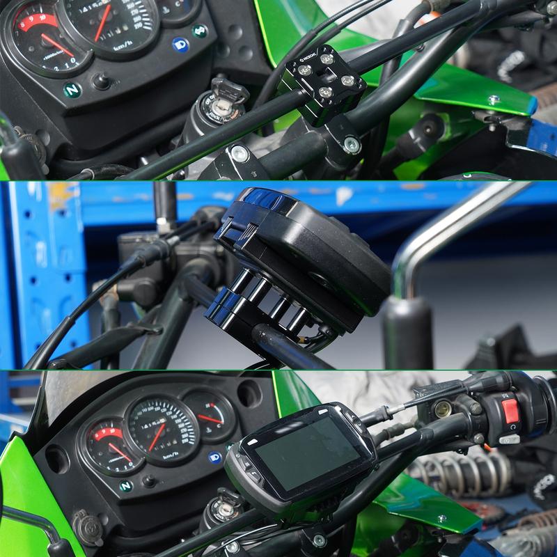 14mm Bar Motorcycle GPS Navigator Bracket Phone Holder AMPS Mount Brackets for Kawasaki KLR 650 KLR650 2022 2023
