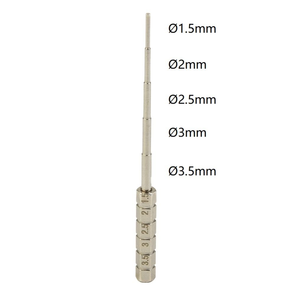 Stainless Steel Wrapping Wire Jig Tool 1.5/2/2.5/3/3.5mm Wire Coil Jig Wire Winding Rod  Wire