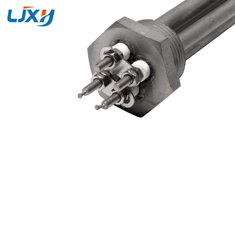 LJXH DN25 CC 12V/24V/48V 300W 600W Elemento Riscaldante Per Scaldabagno Solare Riscaldatori Tubolari da 1 pollice Tutto in Acciaio Inossidabile 304