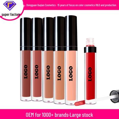 Matte Velvet Non-Fading Lip Gloss/Lipstick: Non-Stick, No Logo