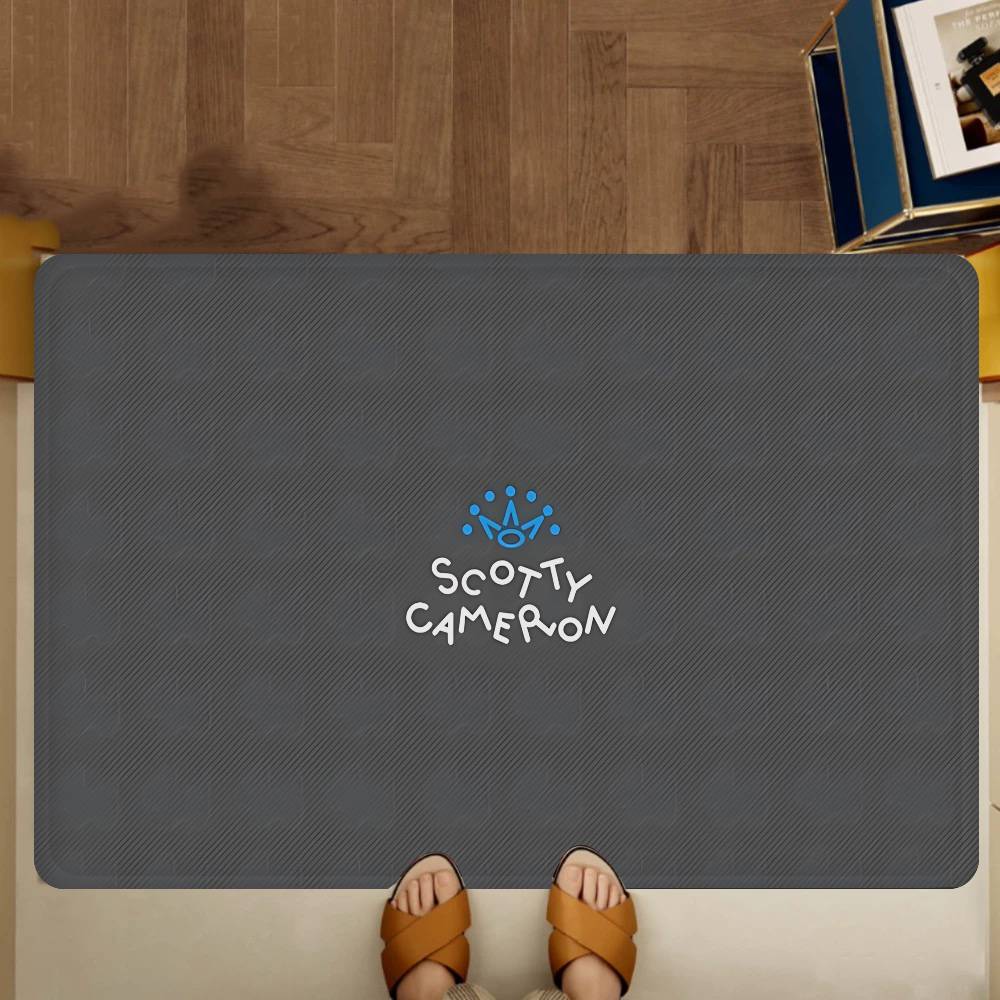 

S-Scotty Logo C-Cameron Floor Mat Rectangle Anti-slip Home Soft Badmat Front Door Indoor Outdoor Mat Hotel Decor Mat 40cm x 60cm